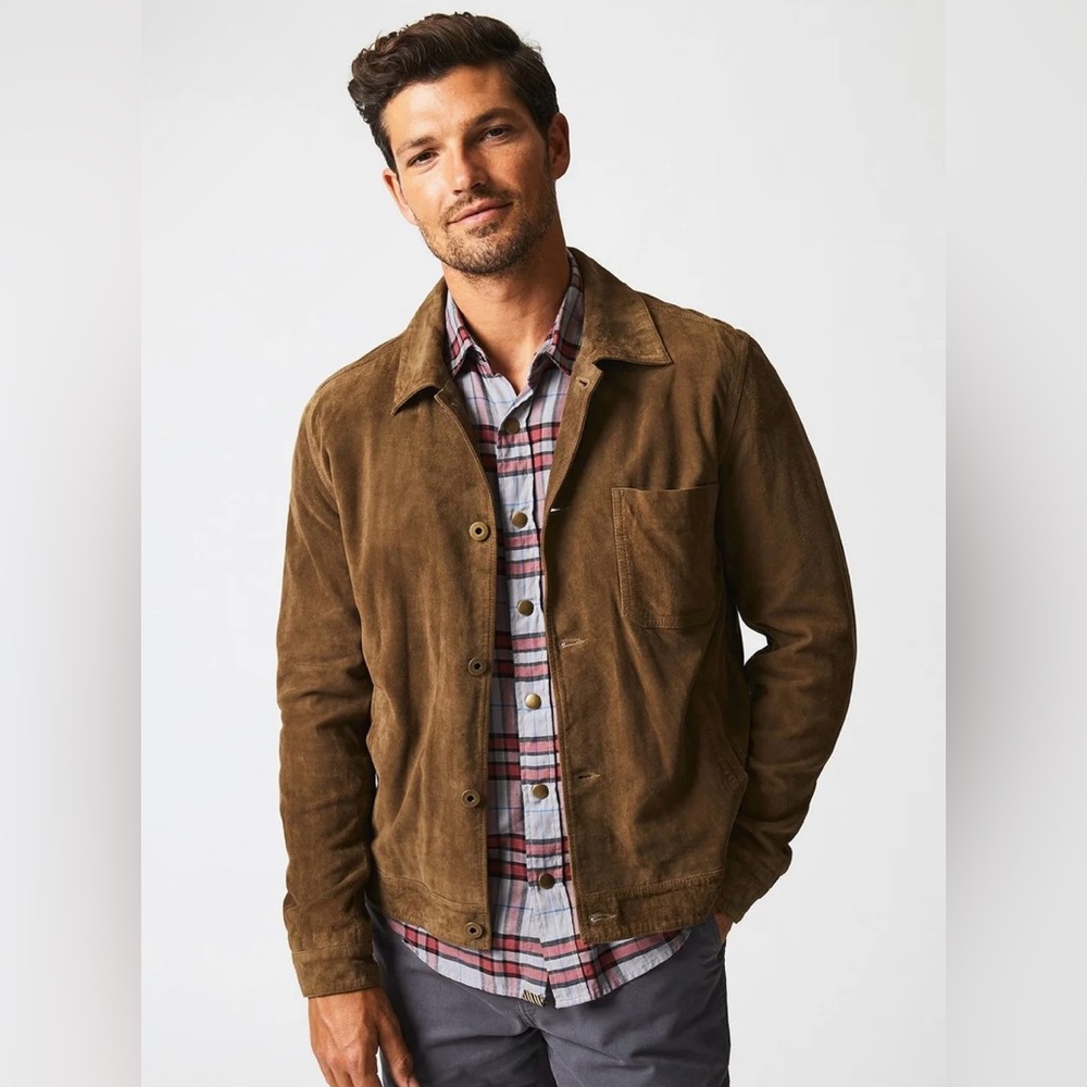 Billy Reid Suede Ranch Jacket-L